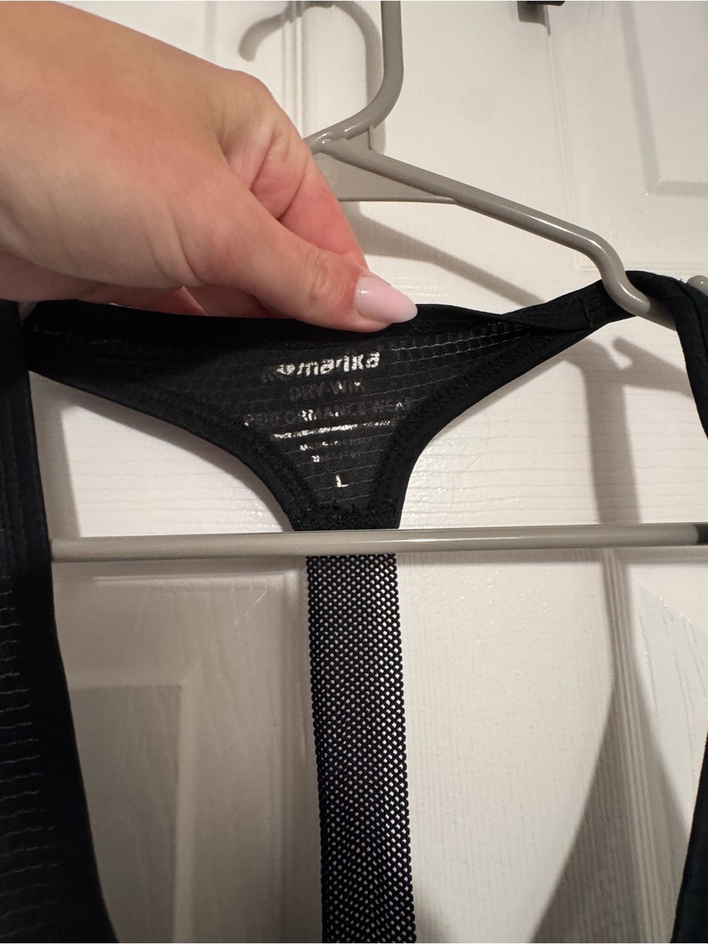 Black Racerback Tank Top - Picture 6 of 6